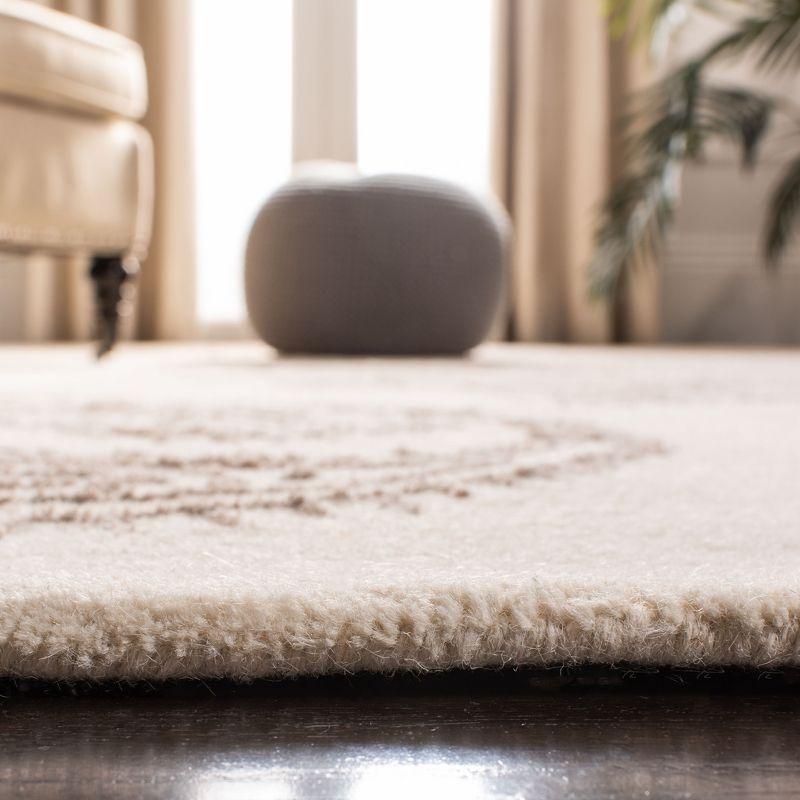 Bella BEL153 Hand Tufted Area Rug - Ivory/Beige - 4'x6' - Safavieh.