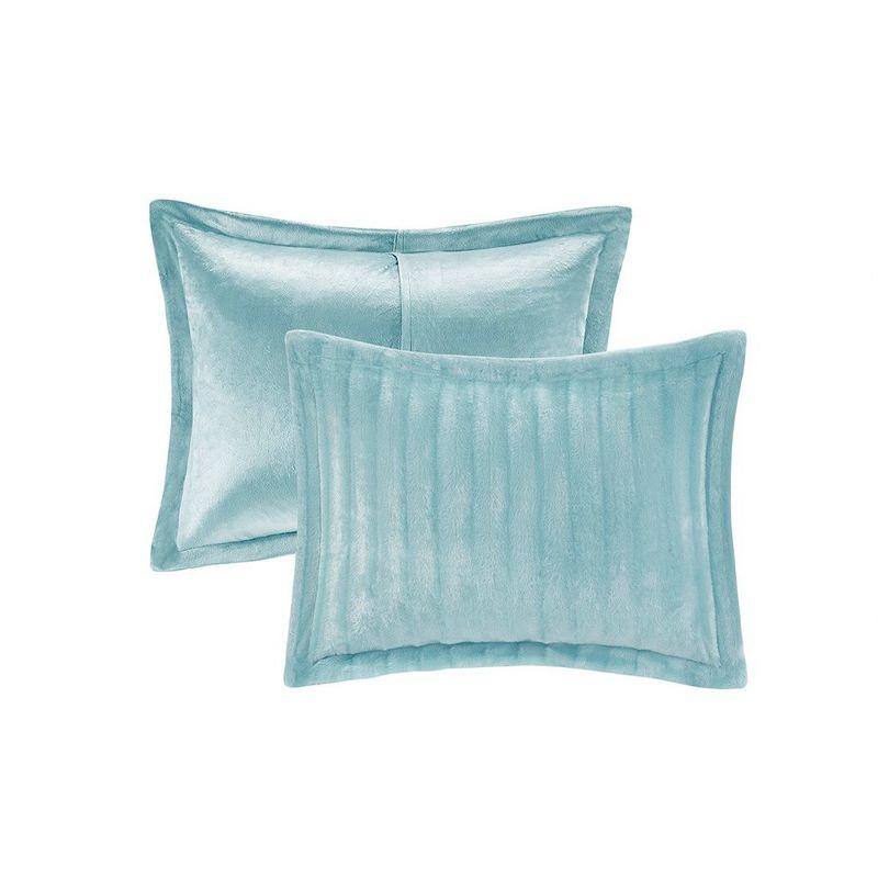Madison Park Faux Fur 3 Piece Comforter Set