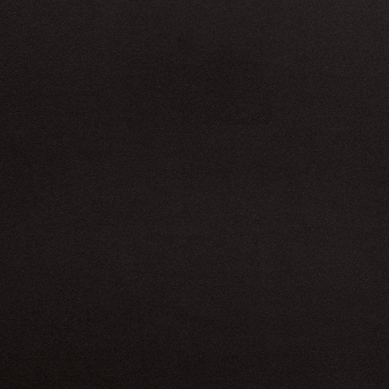 Set of 2 84"x52" Sateen Pinch Pleat Woven Blackout Back Tab Window Curtain Panel Brown: Thermal Insulated, Room Darkening