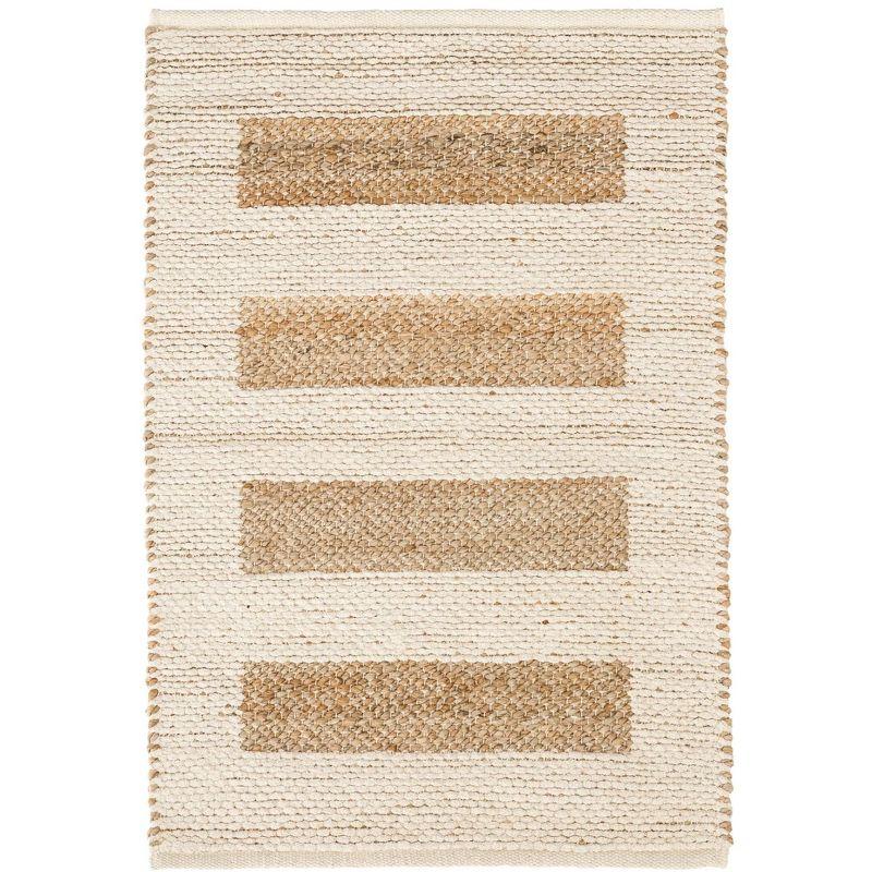 Milo Ivory Handwoven Jute/Cotton Rug