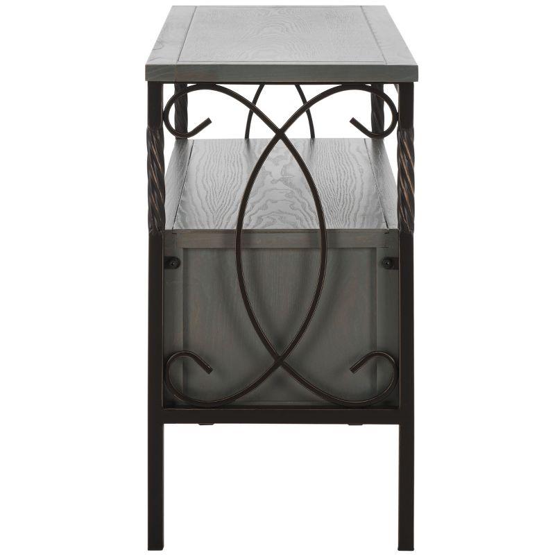 Joshua Media Console - AMH6532B - Gray - Safavieh Couture