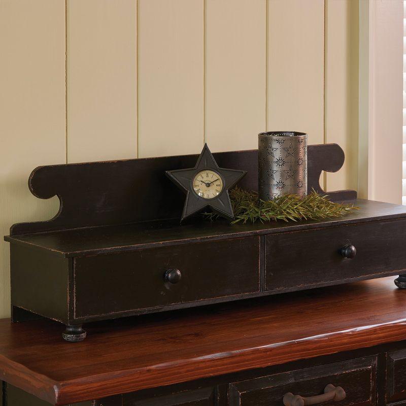 Park Designs Counter Shelf Aged Black