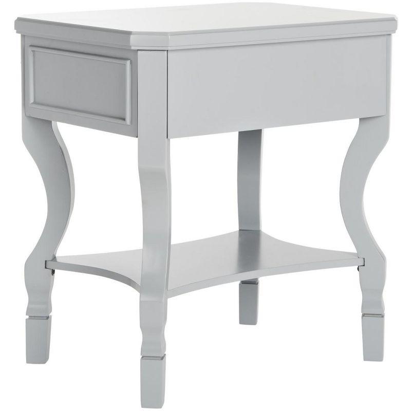 Alaia 1 Drawer Night Stand - Grey - Safavieh