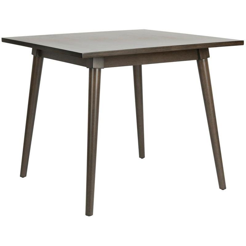 Simone 36" Transitional Square Dining Table in Dark Walnut