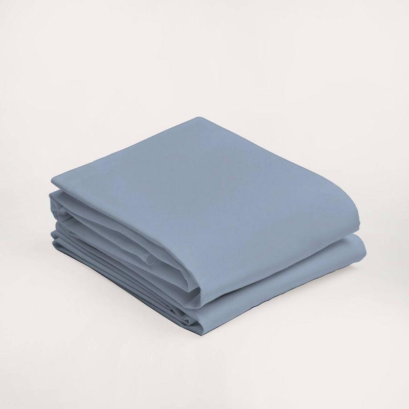 Purity Home Sustainable Organic 100% Cotton Breathable & Lightweight Deep Pocket Pillowcases