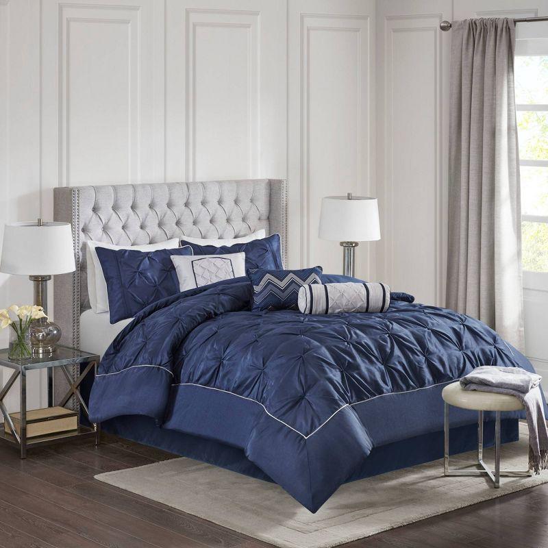 Laurel 7 Piece Tufted Comforter Set