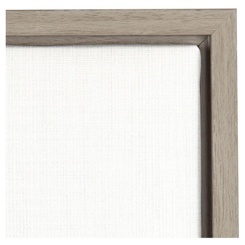 Fox Framed Kids' Canvas Art Gray (24"x18") - Uniek