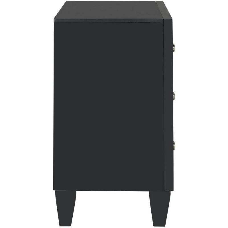 Marlon 3 Drawer Chest - CHS9202 - Black - Safavieh