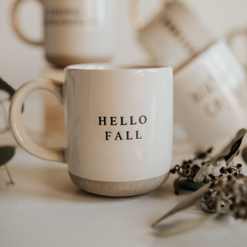 Sweet Water Decor Hello Fall Stoneware Coffee Mug -14oz