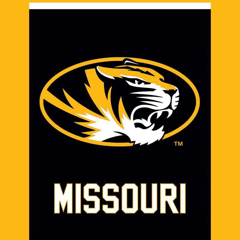 Missouri Tigers Black and Gold Outdoor House Flag