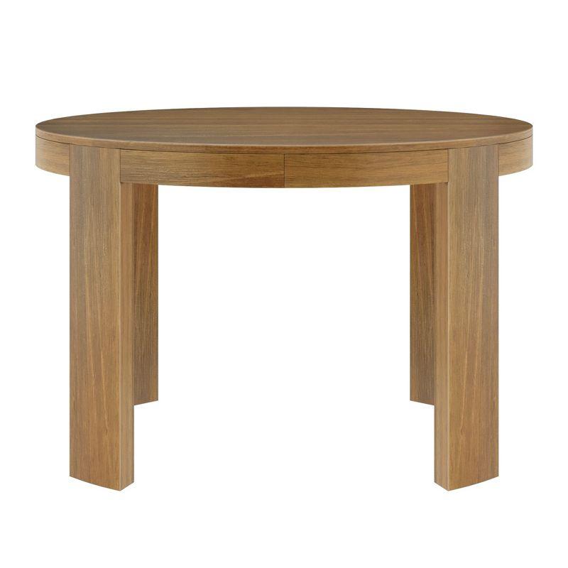 Plank+ Beam Modern Rounded Round Dining Table