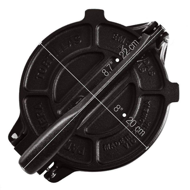 Victoria Cast Iron Tortilla Press - 8"