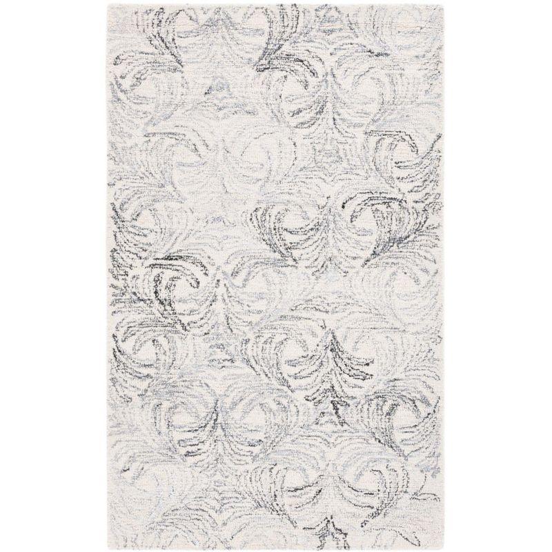 Jardin JAR728 Hand Tufted Accent Rug - Ivory/Grey - 3'x5' - Safavieh