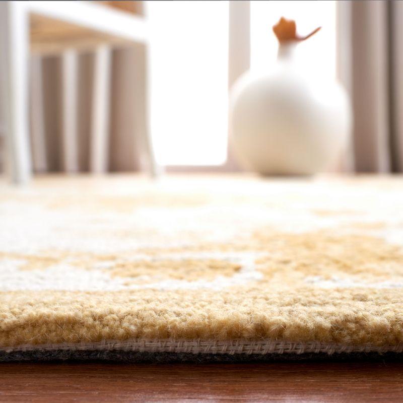 Chelsea HK250 Handmade Area Rug - 8'x10' - Ivory/Gold - Safavieh