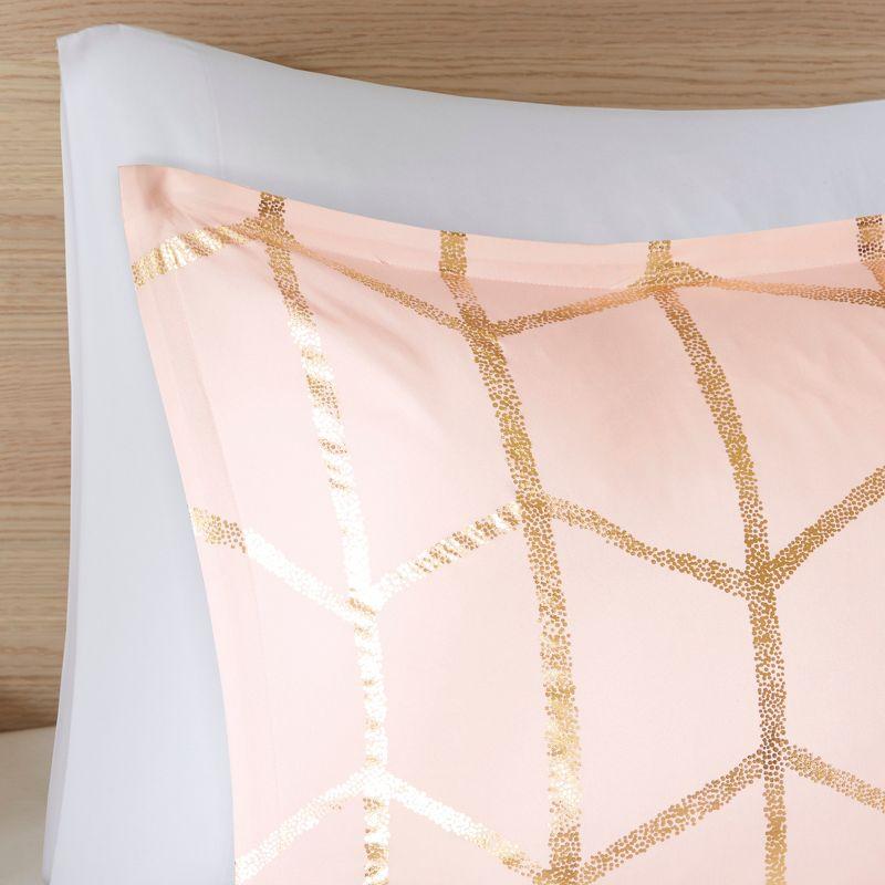 Arielle Metallic Printed Comforter Set