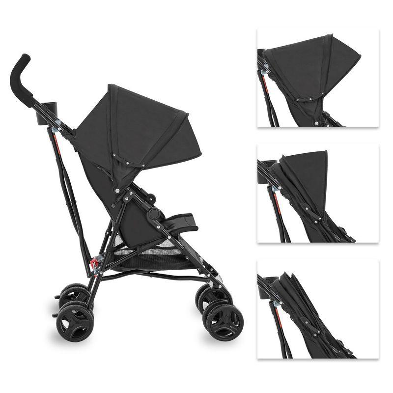 Dream On Me Rover Convenience Stroller in Black