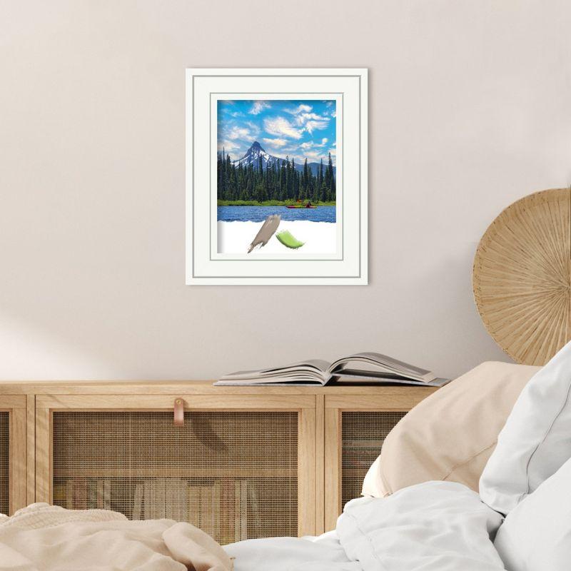 Amanti Art Craftsman White Wood Picture Frame