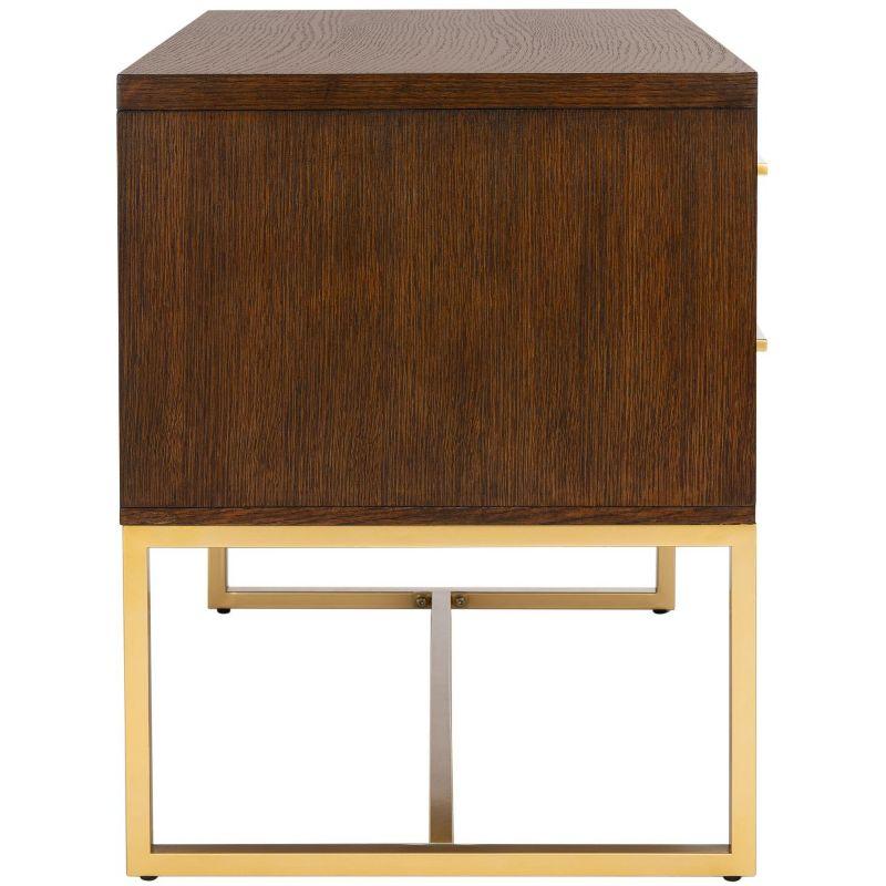 Estelle Nightstand - FOX6262 - Walnut - Safavieh Couture