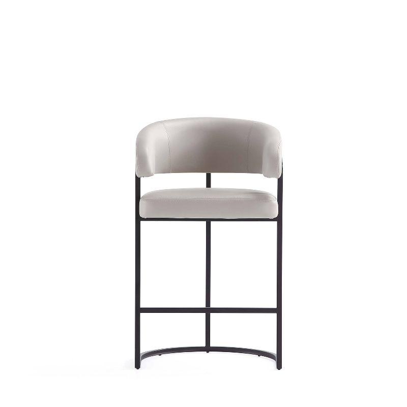 Manhattan Comfort Augusta Modern Leatherette Upholstered Counter Height Barstool