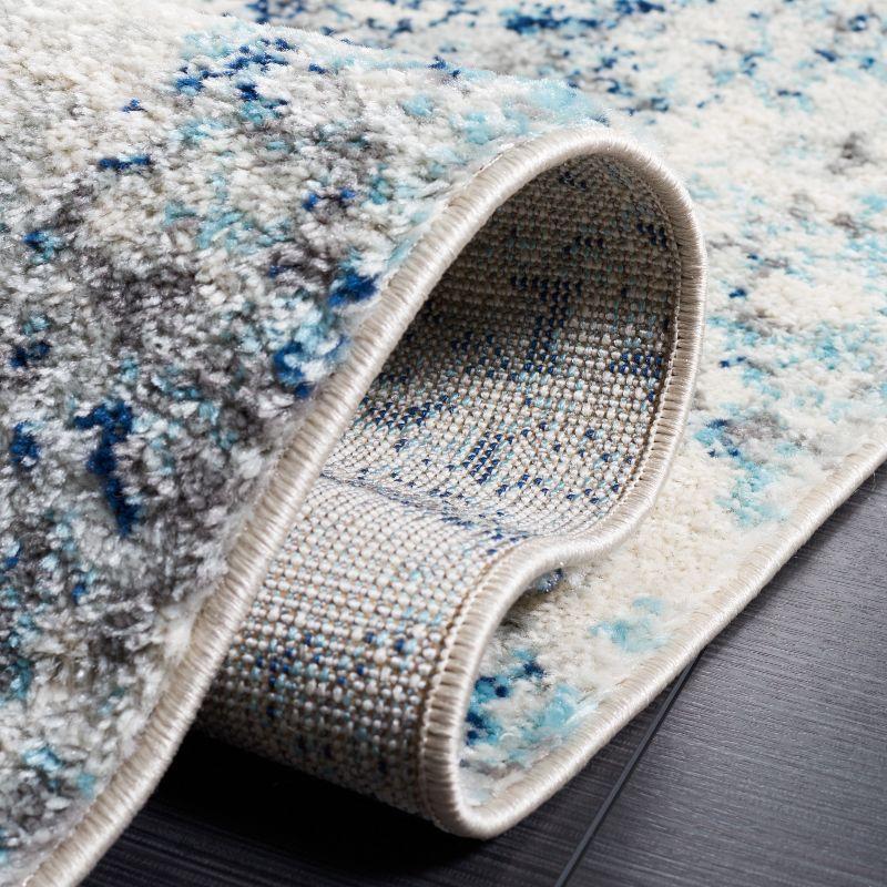 Tulum TUL284 Power Loomed Area Rug - Ivory/Blue - 5'3"x7'6" - Safavieh.