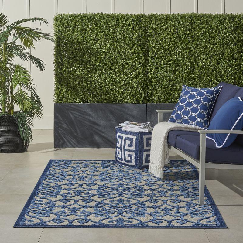 Lark Manor™ Rectangle Isalia 3'6" x 5'6" Area Rug in Blue/Gray