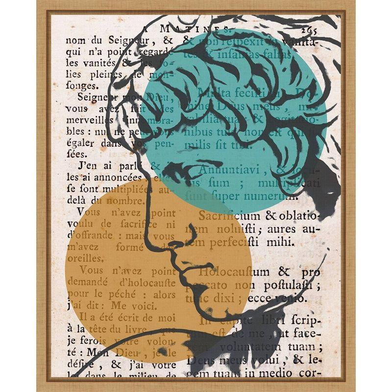 Amanti Art 16"x20" Studio Classico II by Alonzo Saunders Framed Canvas Wall Art Print