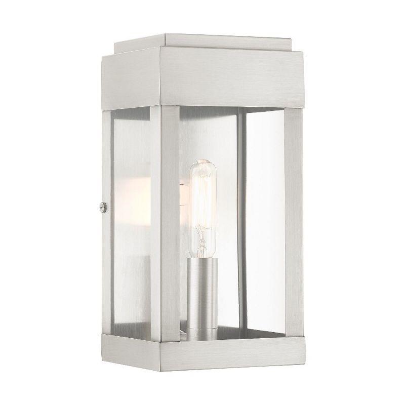 Livex Lighting York 1 - Light Wall Light in  Brushed Nickel