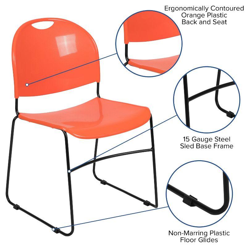 Gaea Metal Stackable Multipurpose Chair