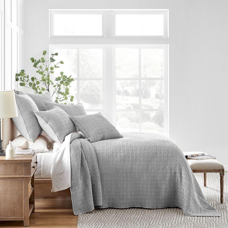 Mills Waffle Bedspread and Pillow Sham Set - Levtex Home