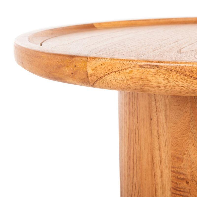 Devin Round Coffee Table - Natural - Safavieh