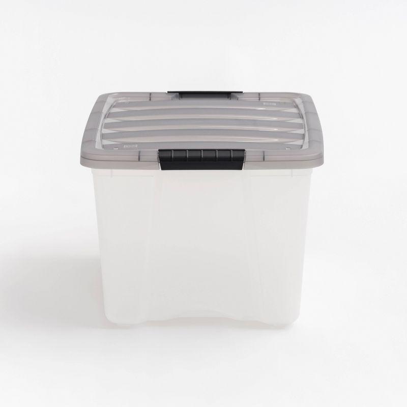 54 Qt./13.5 Gal. Plastic Storage Box with Latching Lid in Clear