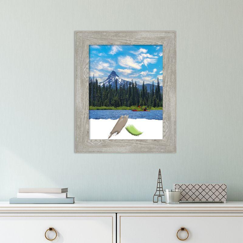 Amanti Art Dove Narrow Greywash Picture Frame