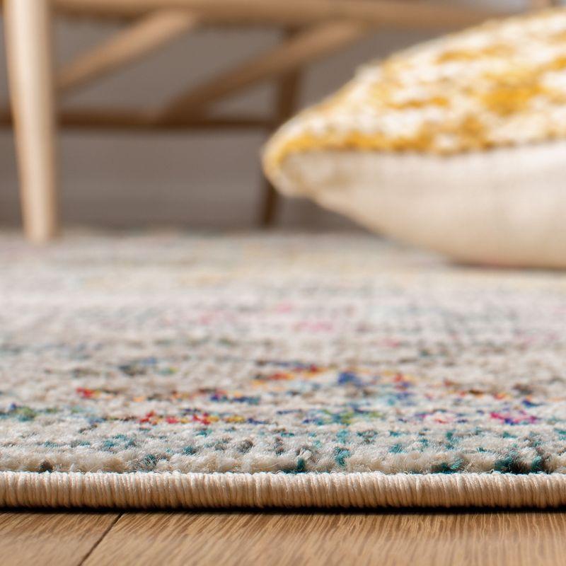 Madison MAD473 Power Loomed Indoor Area Rug - Grey/Gold - 4'x6' - Safavieh