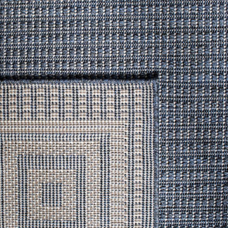 Bermuda BMU820 Power Loomed Indoor/Outdoor Area Rug - Dark Blue/Ivory - 8'9"x11'9" - Safavieh.