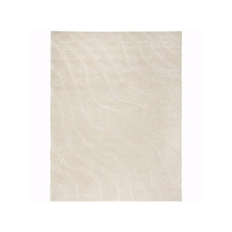Florida Shag SG472 Power Loomed Indoor Area Rug - Creme/Creme - 8'x10' - Safavieh.