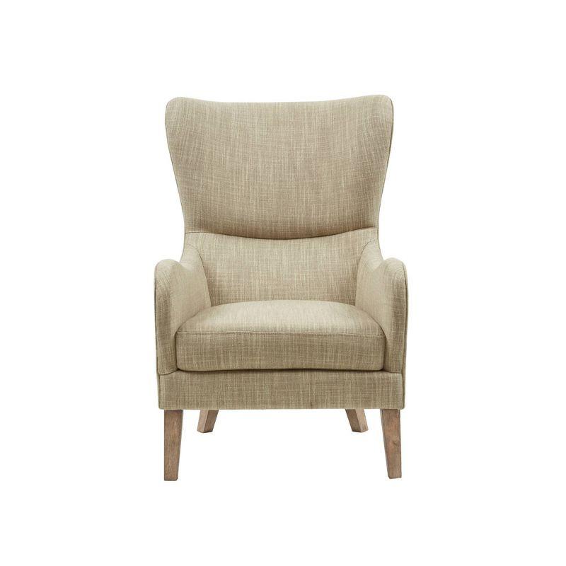 Aria Swoop Upholstered Wing Chair