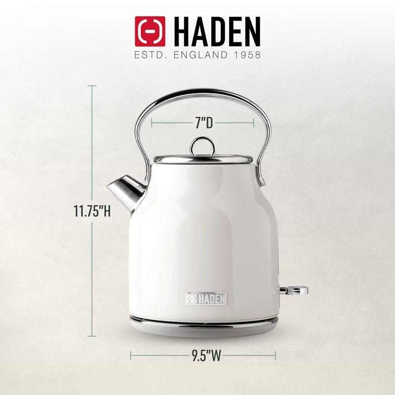 HADEN Heritage 1.7L Stainless Steel Tea Kettle