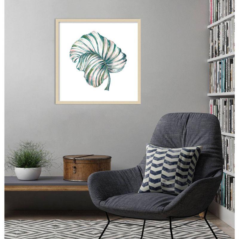 Amanti Art Island Leaf III by Tre Sorelle Studios Framed Wall Art Print