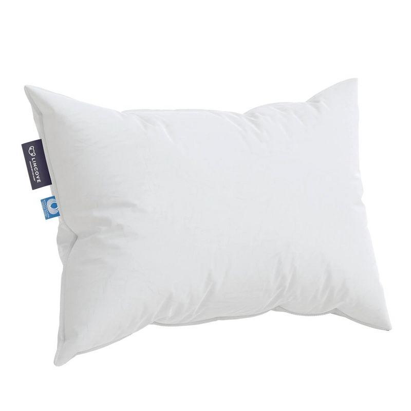 Lincove Cloud Canadian Down Luxury Sleeping  Pillow - 625 Fill Power, 500 Thread Count Cotton Sateen Shell, King - Soft, 2 Pack