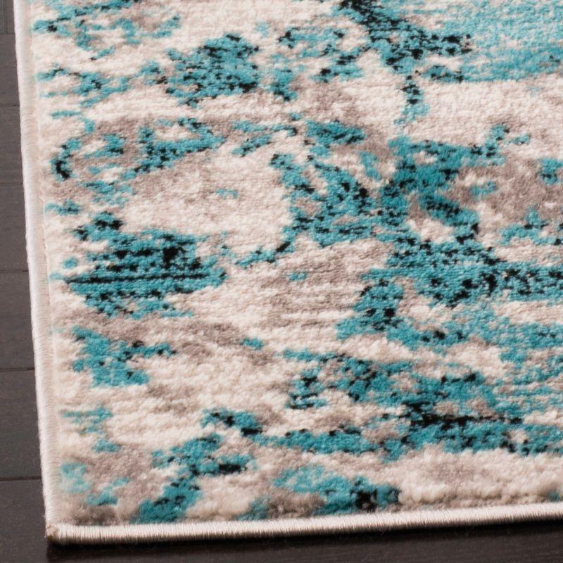 Skyler SKY186 Power Loomed Indoor Area Rug - Blue/Ivory - 5'1"x7'6" - Safavieh