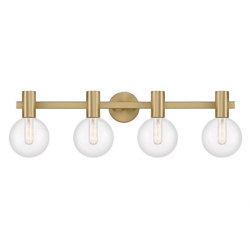 Savoy House Wright 4 - Light Vanity in  Warm Brass