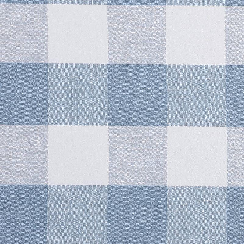 Cynthia Blue and White Cotton Gingham Shower Curtain