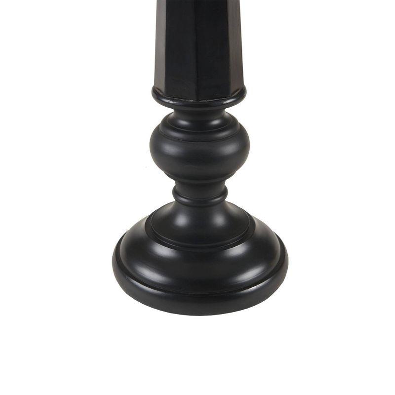 Landsdown Black Faceted Table Lamp 24.25" H