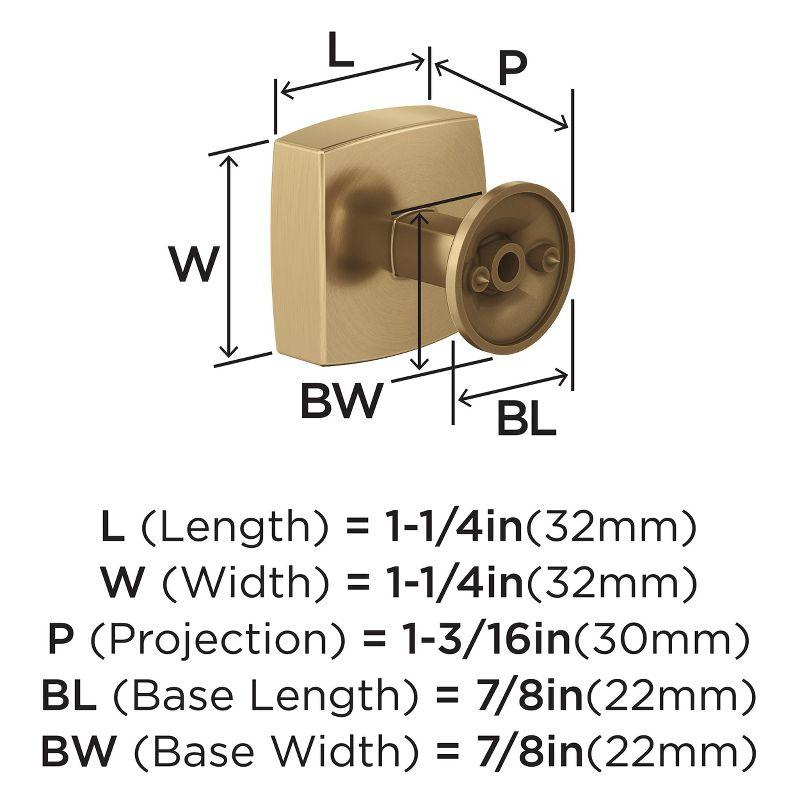 Amerock Everett Square Cabinet or Furniture Knob