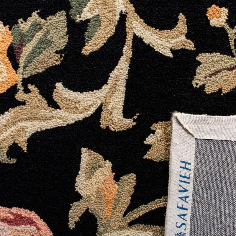 Chelsea HK310 Handmade Area Rug - 3'9"x5'9" - Black - Safavieh