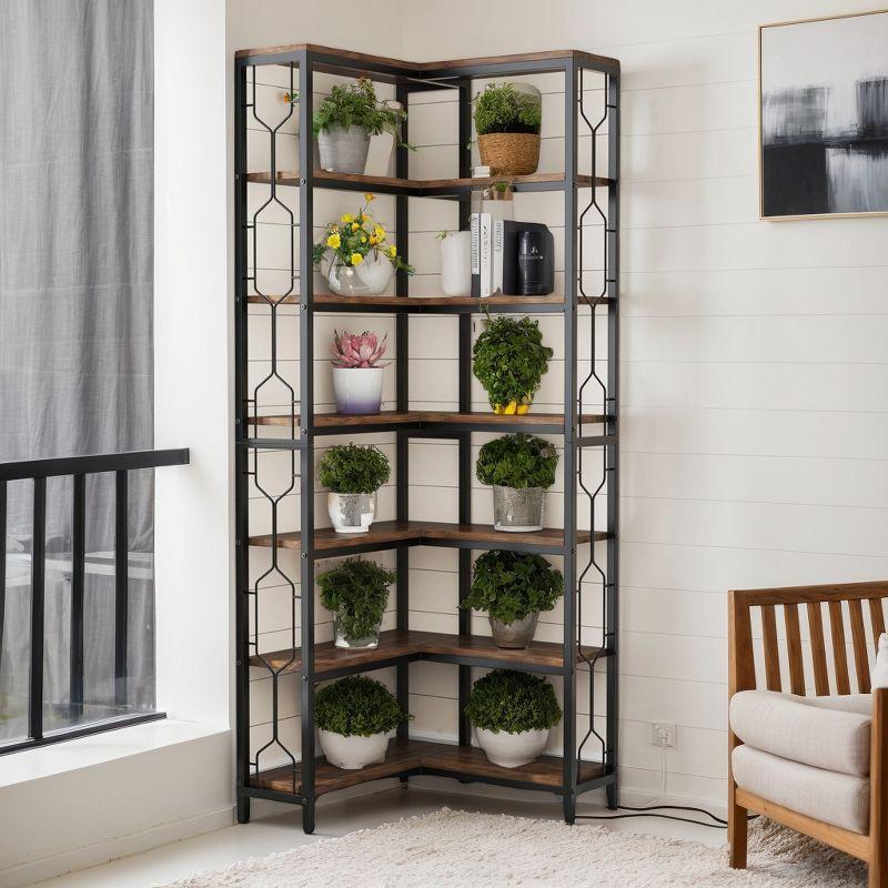 Everly Quinn Edlira Etagere Storage Bookcase