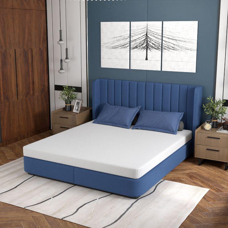 FDW 5 inch Mattress Gel Memory Foam Mattress for Cool Sleep & Pressure Relief/Bed-in-a-Box/Pressure Relieving