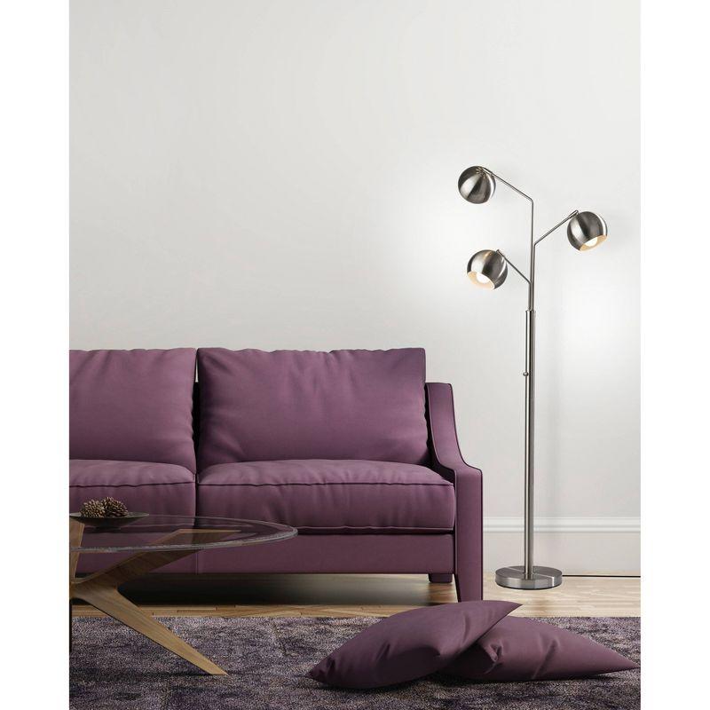 Brooks Metal Triple Head Floor Lamp (68")
