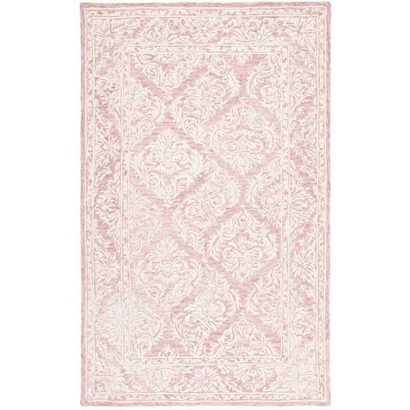 Metro MET865 Hand Tufted Indoor Area Rug - Pink/Ivory - 5'x8' - Safavieh