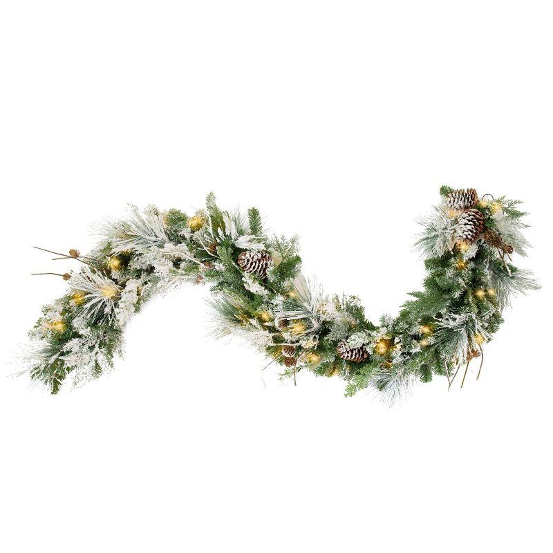 72'' in. Lighted Faux Pine Garland